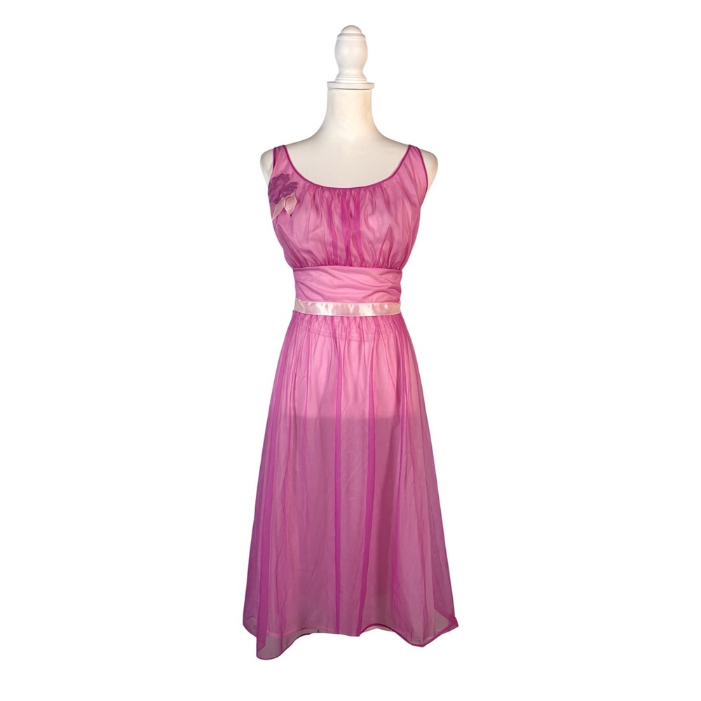 Vintage 1950s Vanity Fair Ballerina Nightgown 36 Old Hollywood Princess Coquette